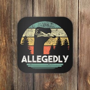 Allegedly Ostrich Funny Bird Lover Coaster