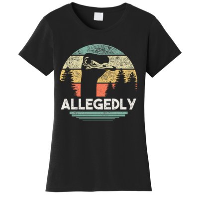 Allegedly Ostrich Funny Bird Lover Women's T-Shirt