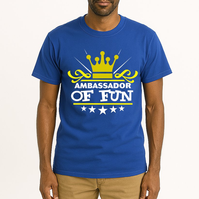 Ambassador Of Fun Funny Saying Costume Party Starter White Funny Gift Tall T-Shirt