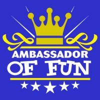 Ambassador Of Fun Funny Saying Costume Party Starter White Funny Gift 16 in Basic Backpack