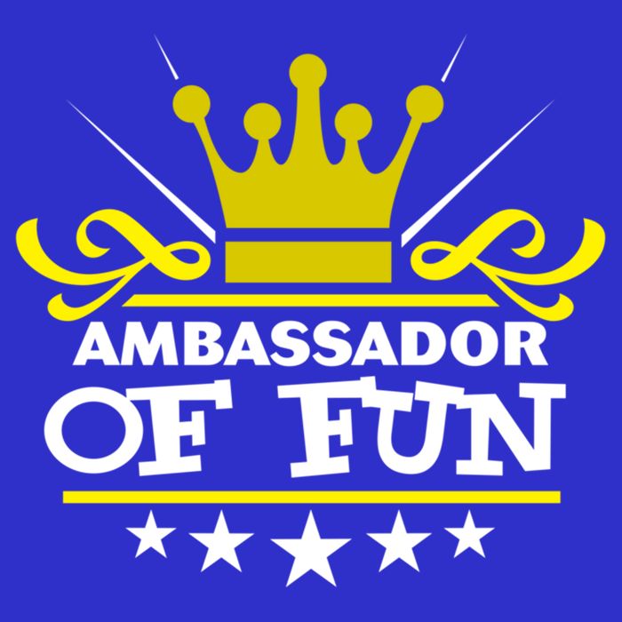 Ambassador Of Fun Funny Saying Costume Party Starter White Funny Gift 16 in Basic Backpack