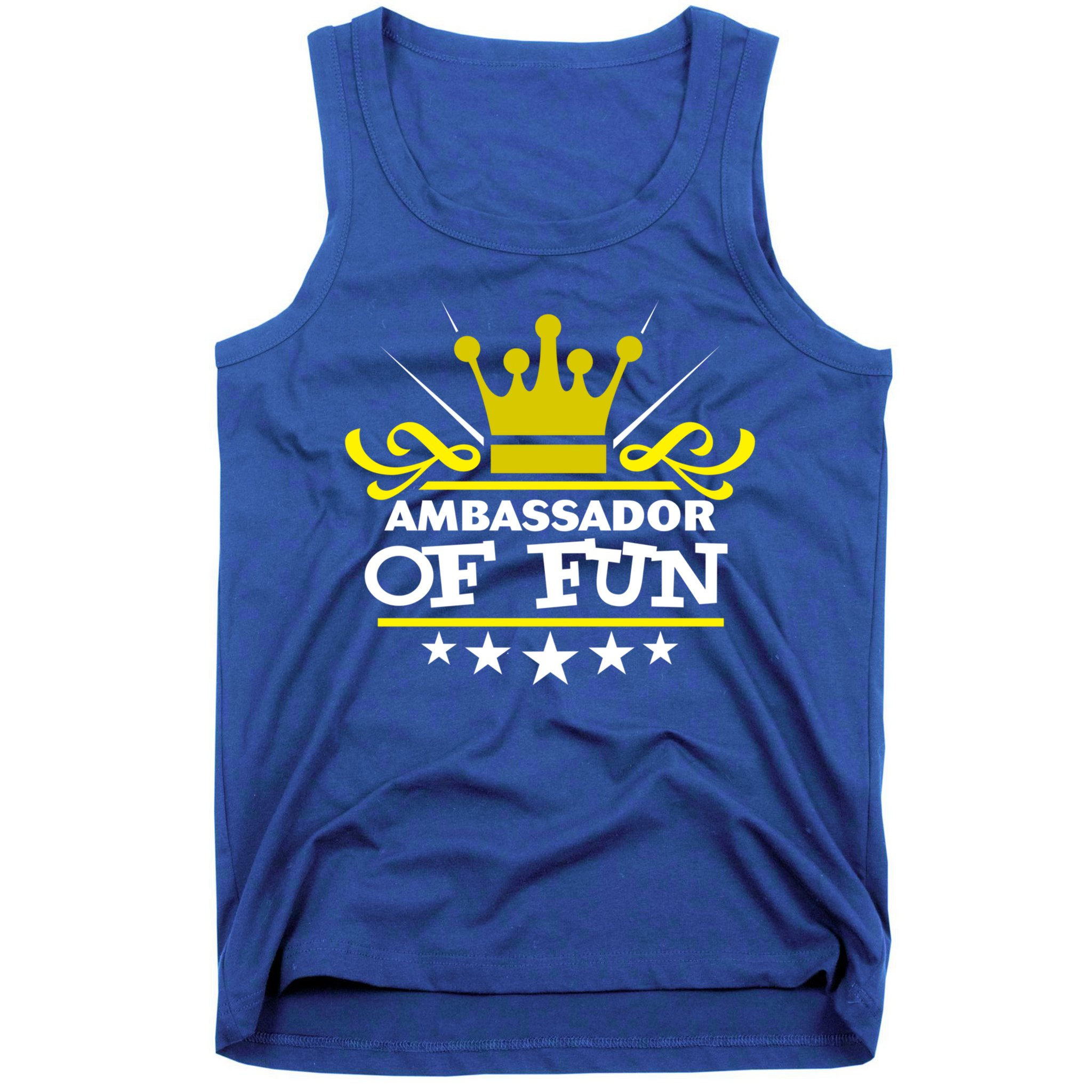 Ambassador Of Fun Funny Saying Costume Party Starter White Funny Gift Tank Top