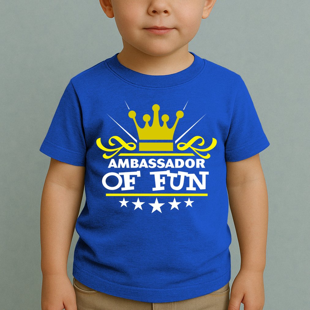 Ambassador Of Fun Funny Saying Costume Party Starter White Funny Gift Toddler T-Shirt
