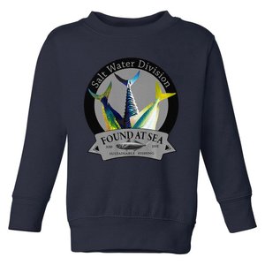 Assorted Ocean Fish Salt Water Fishing Style Toddler Sweatshirt