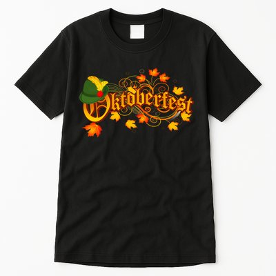 Autumn Oktoberfest Fall Leaves Tall T-Shirt