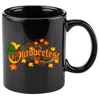 Autumn Oktoberfest Fall Leaves 11oz C Handle Ceramic Mug