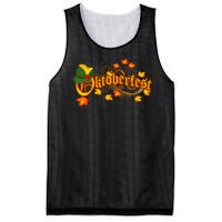 Autumn Oktoberfest Fall Leaves Mesh Reversible Basketball Jersey Tank