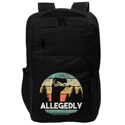 Allegedly Ostrich Funny Bird Lover Impact Tech Backpack