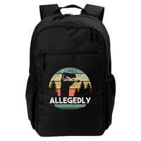 Allegedly Ostrich Funny Bird Lover Backpack