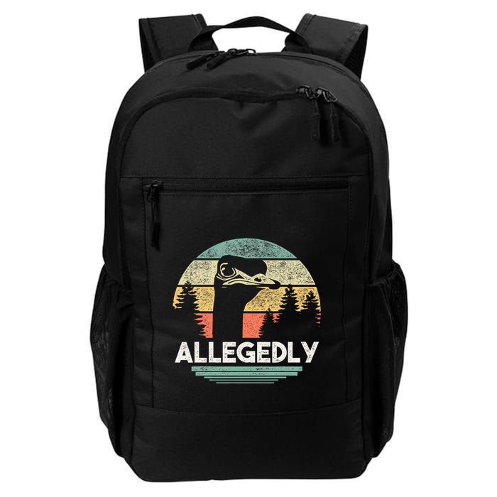 Allegedly Ostrich Funny Bird Lover Backpack