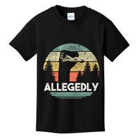 Allegedly Ostrich Funny Bird Lover Kids T-Shirt
