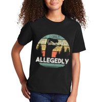 Allegedly Ostrich Funny Bird Lover Kids T-Shirt