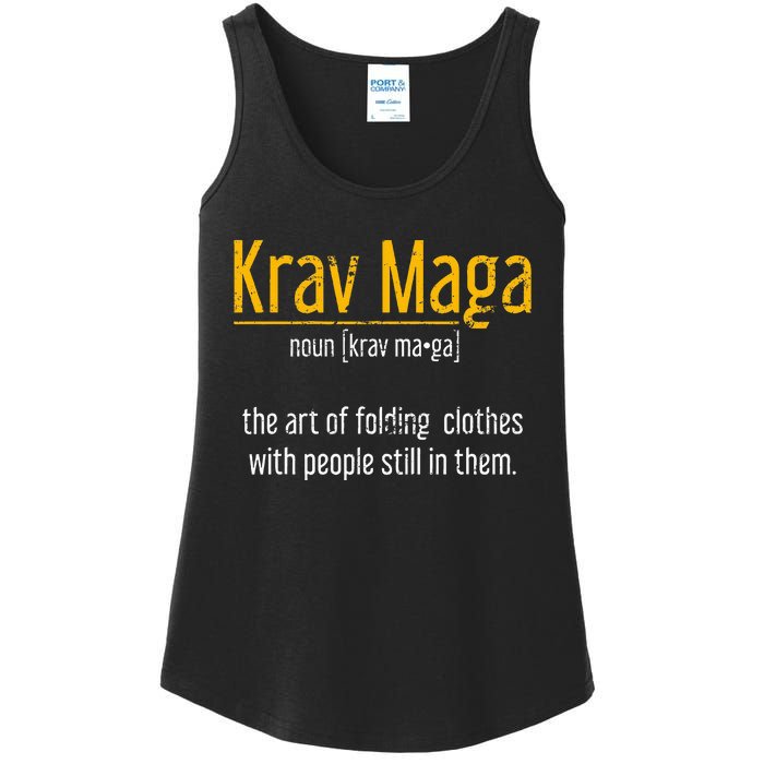 Art Of Folding Clothes With People Still In Them Krav Maga Ladies Essential Tank