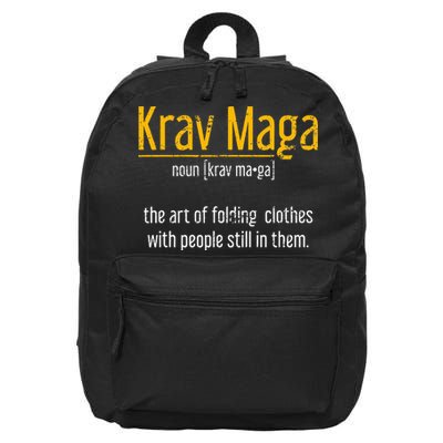 Art Of Folding Clothes With People Still In Them Krav Maga 16 in Basic Backpack