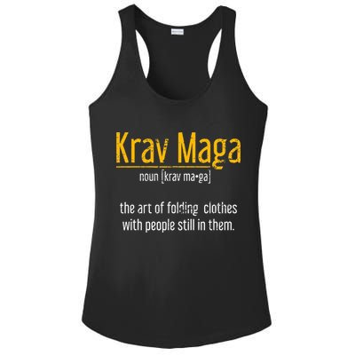 Art Of Folding Clothes With People Still In Them Krav Maga Ladies PosiCharge Competitor Racerback Tank