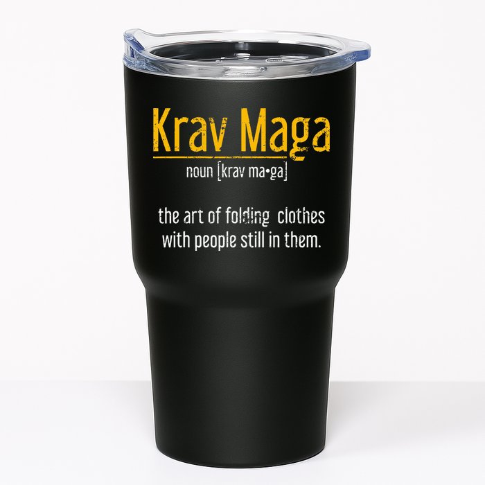 Art Of Folding Clothes With People Still In Them Krav Maga Tumbler