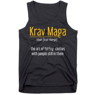 Art Of Folding Clothes With People Still In Them Krav Maga Tank Top