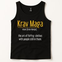 Art Of Folding Clothes With People Still In Them Krav Maga Tank Top