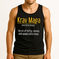 Art Of Folding Clothes With People Still In Them Krav Maga Tank Top