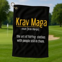 Art Of Folding Clothes With People Still In Them Krav Maga Golf Towel
