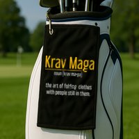 Art Of Folding Clothes With People Still In Them Krav Maga Golf Towel