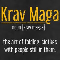 Art Of Folding Clothes With People Still In Them Krav Maga Golf Towel