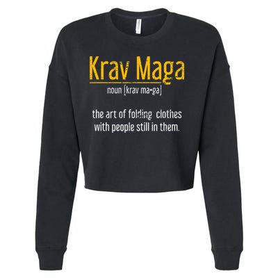 Art Of Folding Clothes With People Still In Them Krav Maga Cropped Pullover Crew