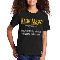 Art Of Folding Clothes With People Still In Them Krav Maga Kids T-Shirt