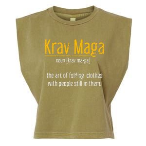 Art Of Folding Clothes With People Still In Them Krav Maga Garment-Dyed Women's Muscle Tee