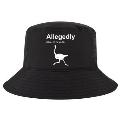 Allegedly Ostrich Funny Cool Comfort Performance Bucket Hat