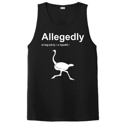 Allegedly Ostrich Funny PosiCharge Competitor Tank