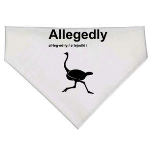 Allegedly Ostrich Funny USA-Made Doggie Bandana