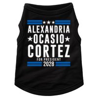 Alexandria Ocasio-Cortez For President 2028 Alexandria Ocasio Cortez 2028 AOC 28 Doggie Tank