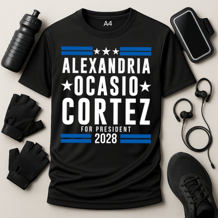 Alexandria Ocasio-Cortez For President 2028 Alexandria Ocasio Cortez 2028 AOC 28 Performance Shirt