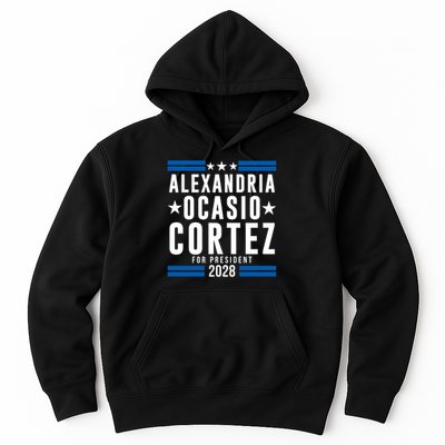 Alexandria Ocasio-Cortez For President 2028 Alexandria Ocasio Cortez 2028 AOC 28 Hoodie