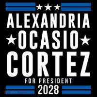 Alexandria Ocasio-Cortez For President 2028 Alexandria Ocasio Cortez 2028 AOC 28 Magnet