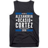 Alexandria Ocasio-Cortez For President 2028 Alexandria Ocasio Cortez 2028 AOC 28 Tank Top