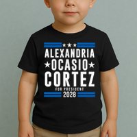 Alexandria Ocasio-Cortez For President 2028 Alexandria Ocasio Cortez 2028 AOC 28 Toddler T-Shirt