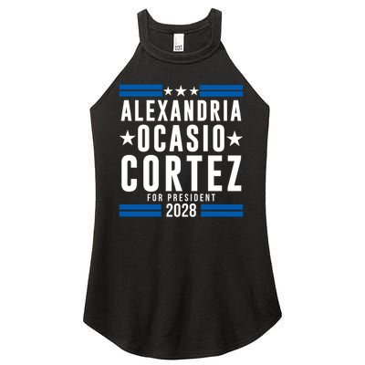 Alexandria Ocasio-Cortez For President 2028 Alexandria Ocasio Cortez 2028 AOC 28 Women's Perfect Tri Rocker Tank