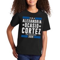 Alexandria Ocasio-Cortez For President 2028 Alexandria Ocasio Cortez 2028 AOC 28 Kids T-Shirt