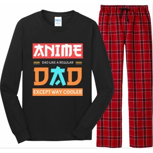 Anime Otaku Funny Fathers Day Anime Dad Except Way Cooler Long Sleeve Pajama Set