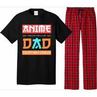 Anime Otaku Funny Fathers Day Anime Dad Except Way Cooler Pajama Set