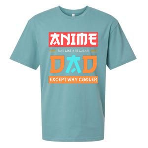 Anime Otaku Funny Fathers Day Anime Dad Except Way Cooler Sueded Cloud Jersey T-Shirt