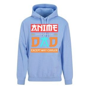 Anime Otaku Funny Father's Day Anime Dad Except Way Cooler  Unisex Surf Hoodie