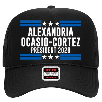 Alexandria Ocasio-Cortez For President 2028 Alexandria Ocasio Cortez 2028 AOC 28 Trucker Hat