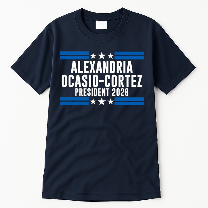 Alexandria Ocasio-Cortez For President 2028 Alexandria Ocasio Cortez 2028 AOC 28 Tall T-Shirt