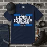 Alexandria Ocasio-Cortez For President 2028 Alexandria Ocasio Cortez 2028 AOC 28 Tall T-Shirt