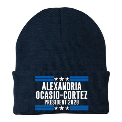 Alexandria Ocasio-Cortez For President 2028 Alexandria Ocasio Cortez 2028 AOC 28 Beanie