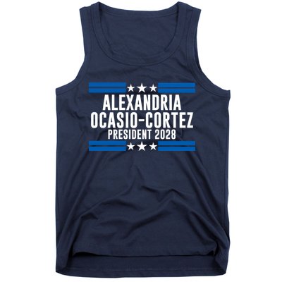 Alexandria Ocasio-Cortez For President 2028 Alexandria Ocasio Cortez 2028 AOC 28 Tank Top