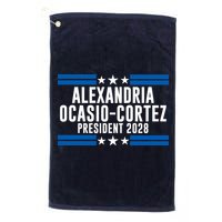 Alexandria Ocasio-Cortez For President 2028 Alexandria Ocasio Cortez 2028 AOC 28 Golf Towel